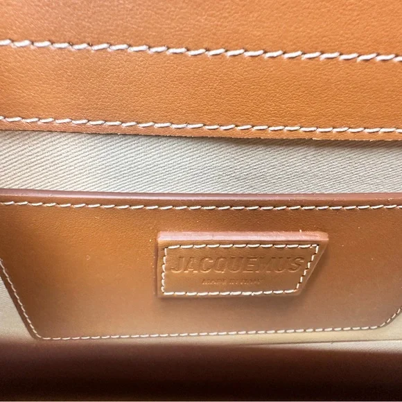 Jacquemus Le Bambino Bag – Tan Brown with Contrast Stitching (Brand New) - Picture 8 of 12